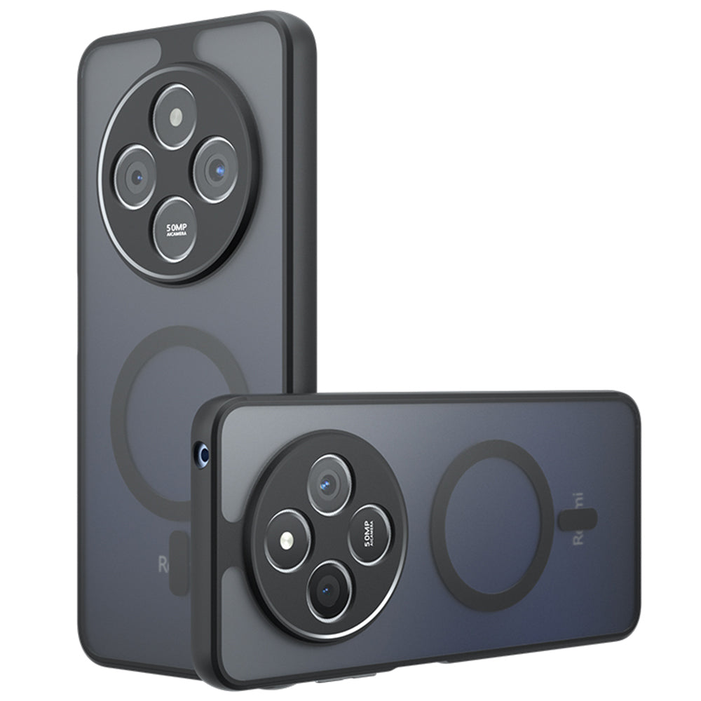 MagSafe-etui til Xiaomi Redmi 14C, Techsuit, PureFrost, Sort