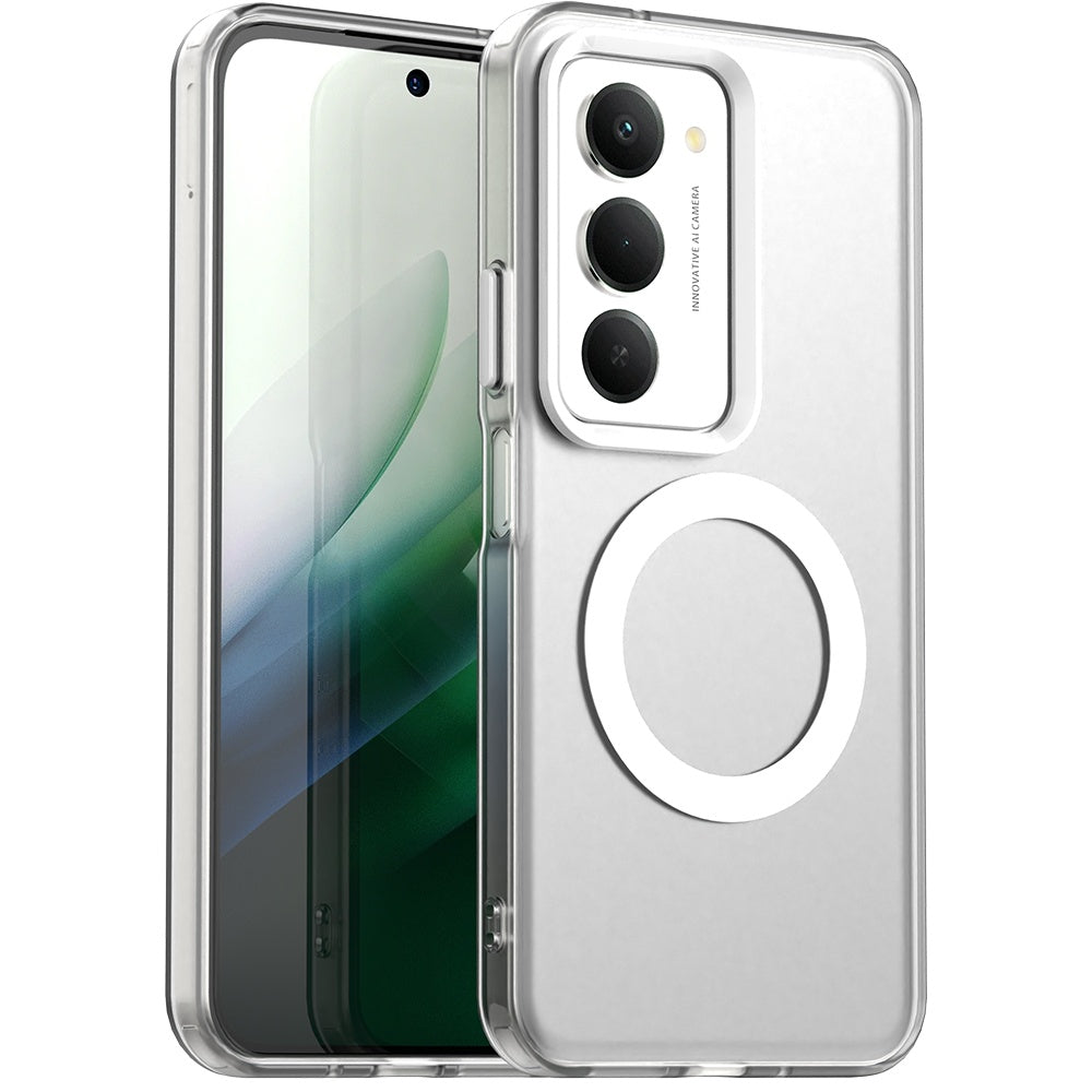 MagSafe cover til Xiaomi Redmi 15 5G / 15 4G, Techsuit, CandyCase, Hvid