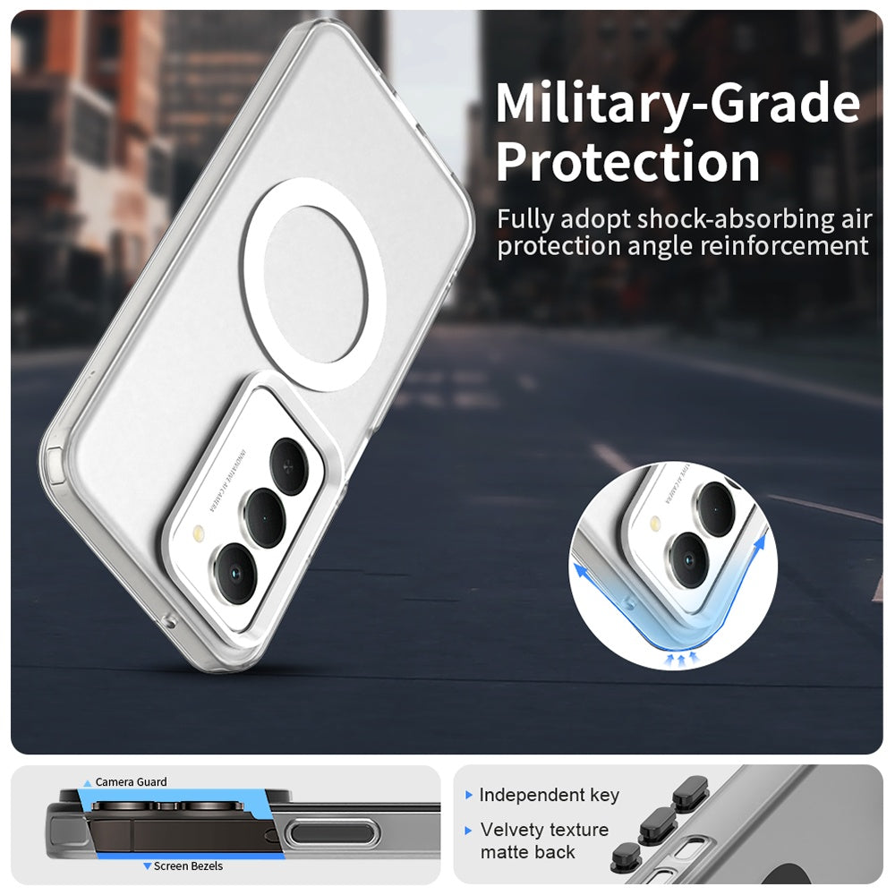 MagSafe cover til Xiaomi Redmi 15 5G / 15 4G, Techsuit, CandyCase, Hvid