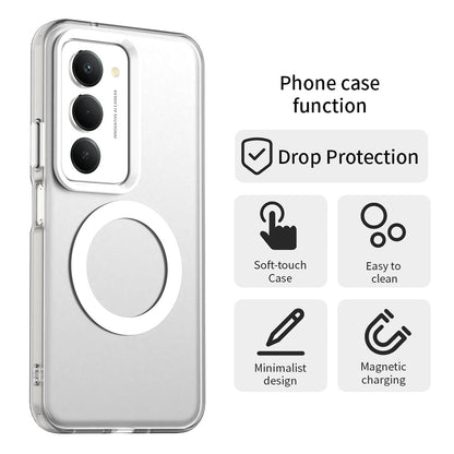 MagSafe cover til Xiaomi Redmi 15 5G / 15 4G, Techsuit, CandyCase, Hvid