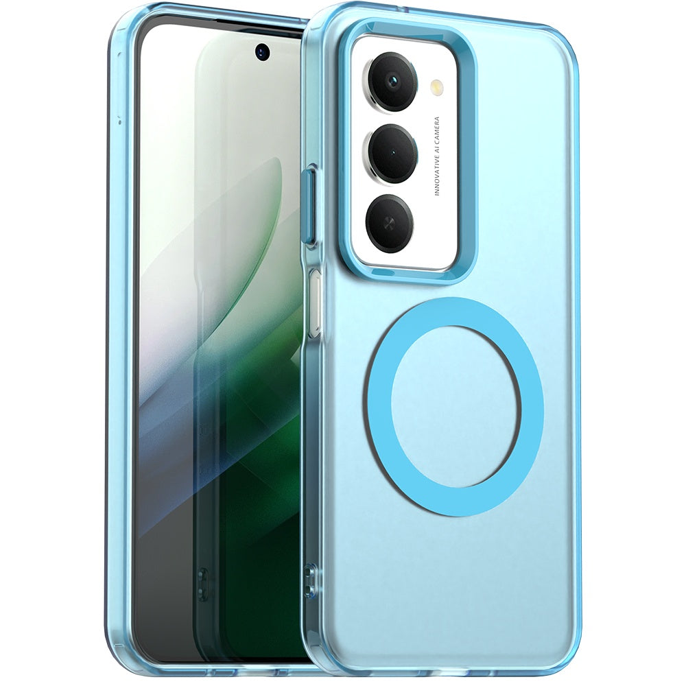 MagSafe cover til Xiaomi Redmi 15 5G / 15 4G, Techsuit, CandyCase, Blå