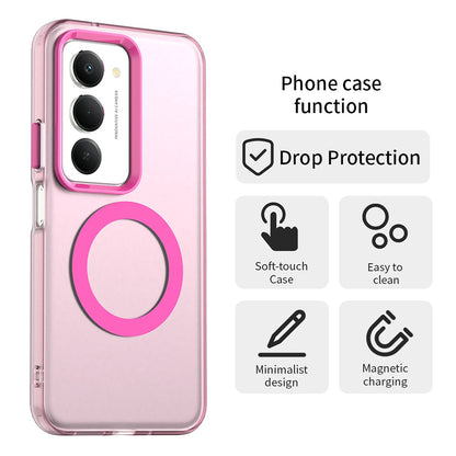 MagSafe cover til Xiaomi Redmi 15 5G / 15 4G, Techsuit, CandyCase, Pink