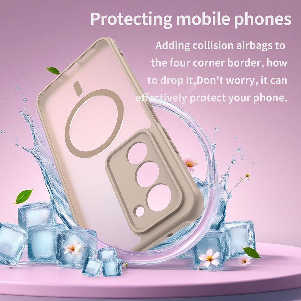 MagSafe cover til Xiaomi Redmi 15 5G / 15 4G, Techsuit, HaloFrost II, Gylden