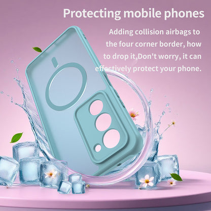 MagSafe cover til Xiaomi Redmi 15 5G / 15 4G, Techsuit, HaloFrost II, Lys Grøn