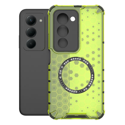 MagSafe cover til Xiaomi Redmi 15 5G / 15 4G, Techsuit, HoneyComb Shield, Grøn