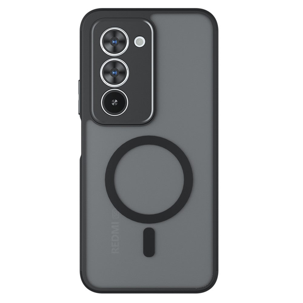 MagSafe cover til Xiaomi Redmi 15 5G / 15 4G, Techsuit, PureFrost, Satin Sort