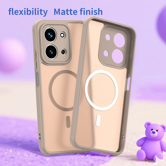 MagSafe cover til Xiaomi Redmi 15C 5G / 15C 4G, Techsuit, HaloFrost II, Gylden