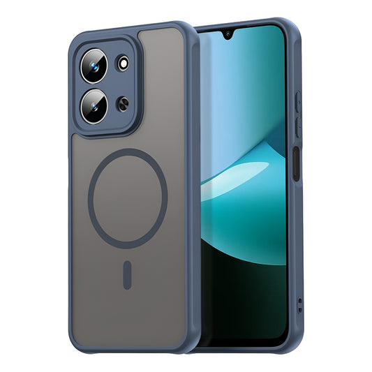MagSafe cover til Xiaomi Redmi 15C 5G / 15C 4G, Techsuit, HaloFrost II, Marineblå