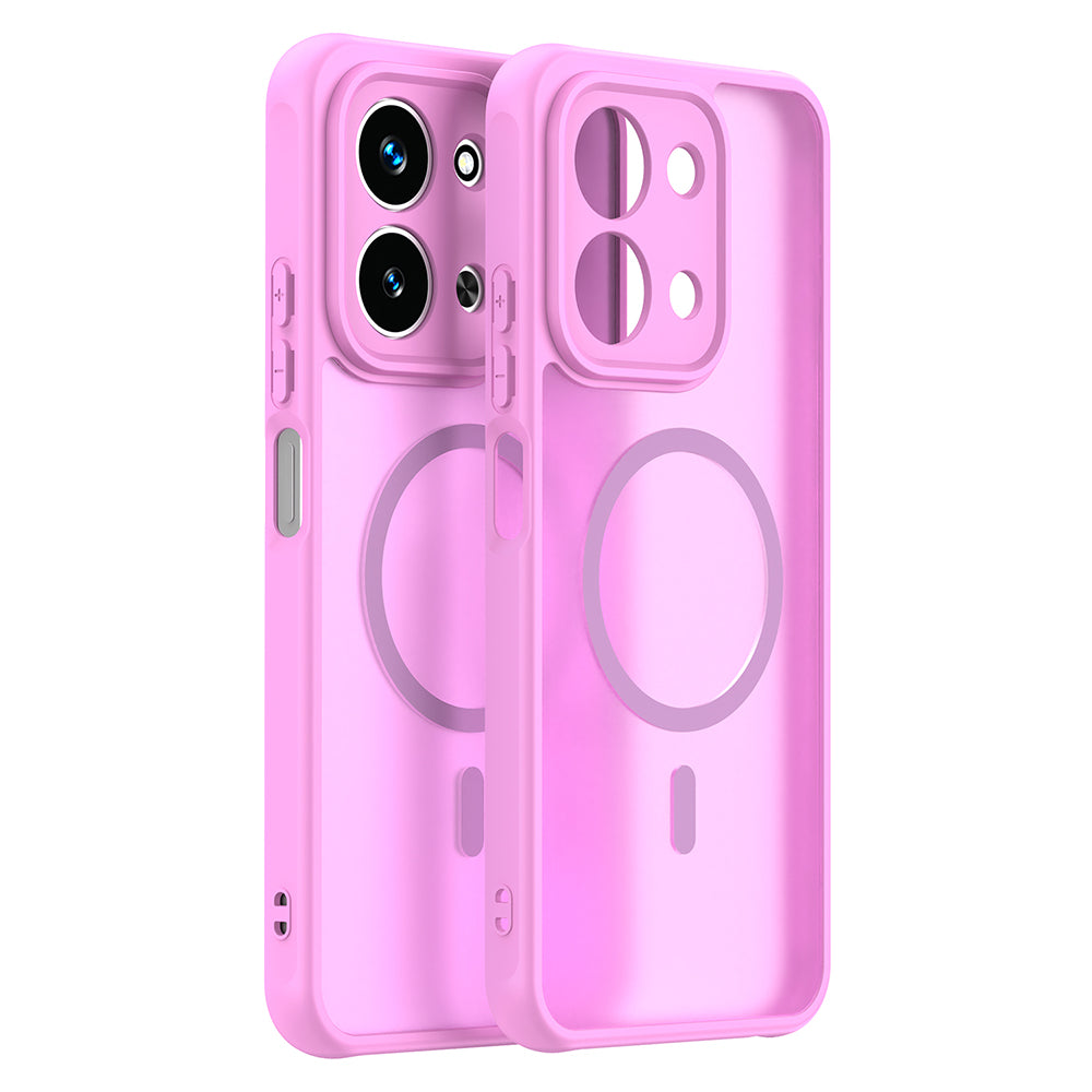 MagSafe cover til Xiaomi Redmi 15C 5G / 15C 4G, Techsuit, HaloFrost II, Pink