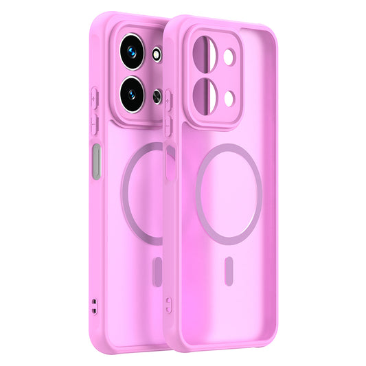 MagSafe cover til Xiaomi Redmi 15C 5G / 15C 4G, Techsuit, HaloFrost II, Pink