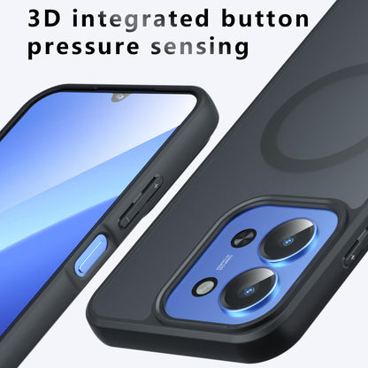 MagSafe cover til Xiaomi Redmi 15C 5G / 15C 4G, Techsuit, PureFrost, Satin Sort