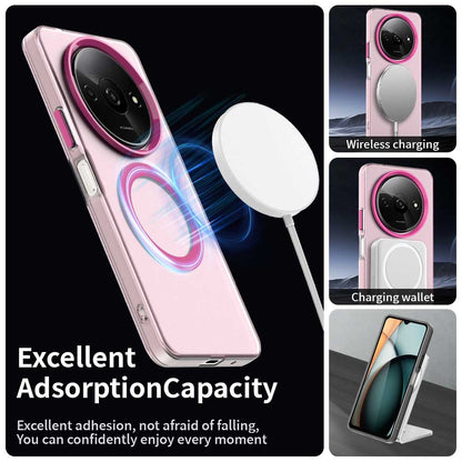 MagSafe-etui til Xiaomi Redmi A3x / A3, Techsuit, CandyCase, Lyserød
