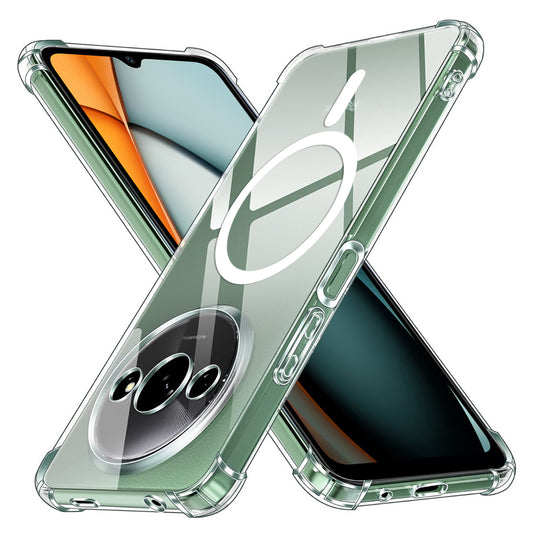 MagSafe-etui til Xiaomi Redmi A3x / A3, Techsuit, stødabsorberende, gennemsigtig