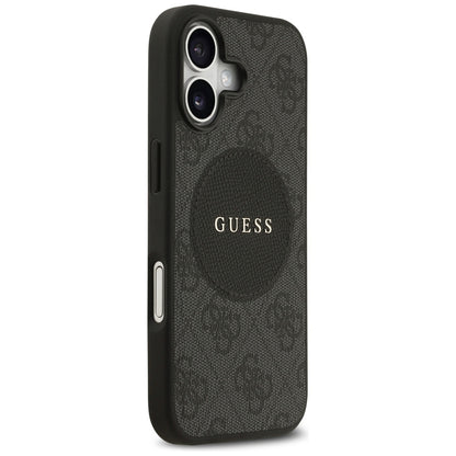 MagSafe cover til Apple iPhone 17, Guess, 4G Circle Classic Logo, Sort