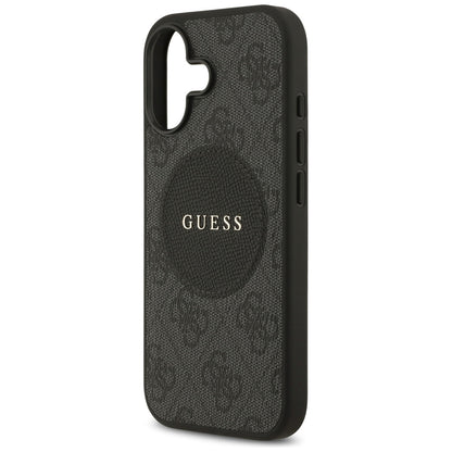 MagSafe cover til Apple iPhone 17, Guess, 4G Circle Classic Logo, Sort