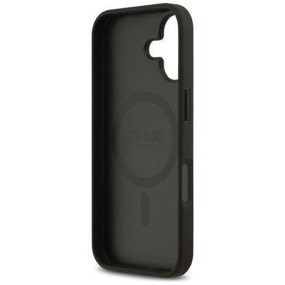 MagSafe cover til Apple iPhone 17, Guess, 4G Circle Classic Logo, Sort