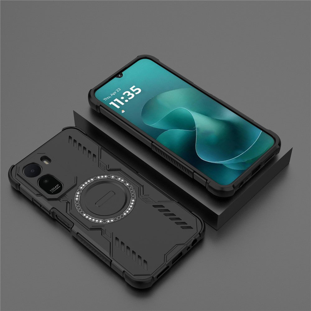 MagSafe-etui til Xiaomi Redmi A7 Pro 4G, Techsuit, ArmorMag, Sort