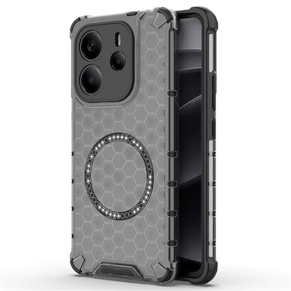 MagSafe-etui til Xiaomi Redmi Note 14 4G (Regional), Techsuit, HoneyComb Shield, Sort