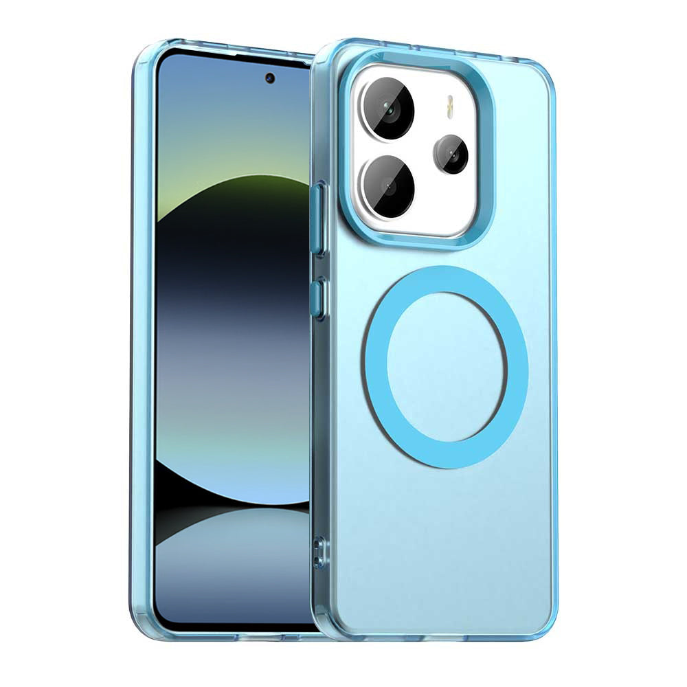 MagSafe-etui til Xiaomi Redmi Note 14 5G, Techsuit, CandyCase, Blå