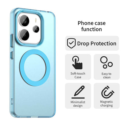MagSafe-etui til Xiaomi Redmi Note 14 5G, Techsuit, CandyCase, Blå