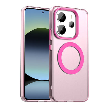 MagSafe-etui til Xiaomi Redmi Note 14 5G, Techsuit, CandyCase, Lyserød