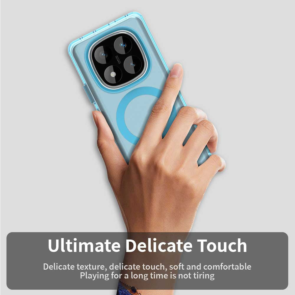 MagSafe-etui til Xiaomi Redmi Note 14 Pro 4G, Techsuit, CandyCase, Blå