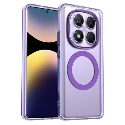 MagSafe-etui til Xiaomi Redmi Note 14 Pro 4G, Techsuit, CandyCase, Lilla