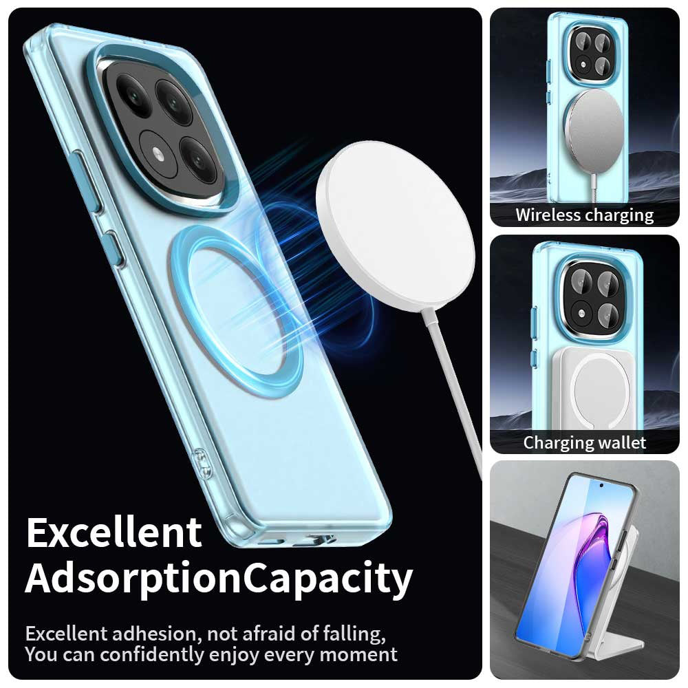 MagSafe-etui til Xiaomi Redmi Note 14 Pro+ 5G, Techsuit, CandyCase, Blå