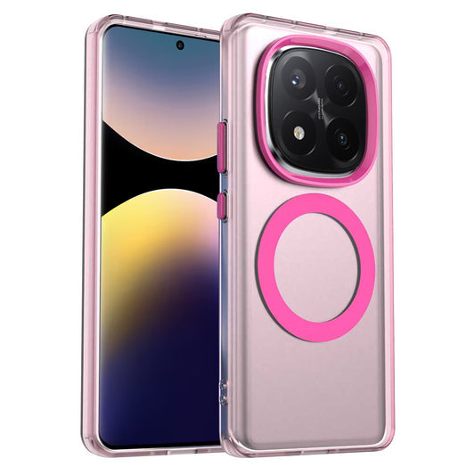MagSafe-etui til Xiaomi Redmi Note 14 Pro+ 5G, Techsuit, CandyCase, Lyserød
