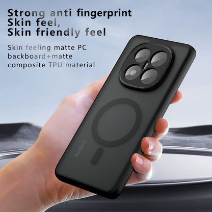 MagSafe-etui til Xiaomi Redmi Note 14 Pro+ 5G, Techsuit, PureFrost, Sort