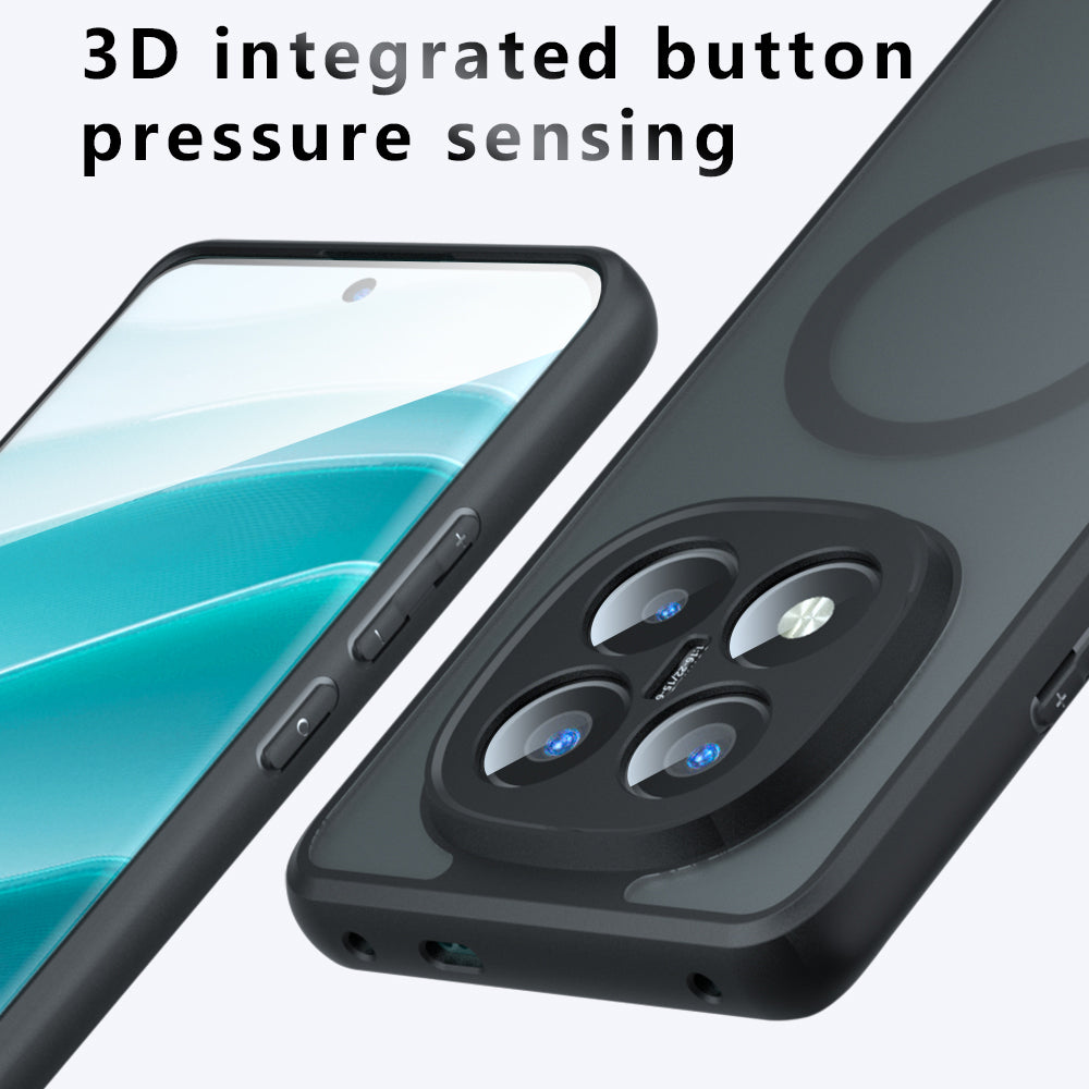MagSafe-etui til Xiaomi Redmi Note 14 Pro+ 5G, Techsuit, PureFrost, Sort