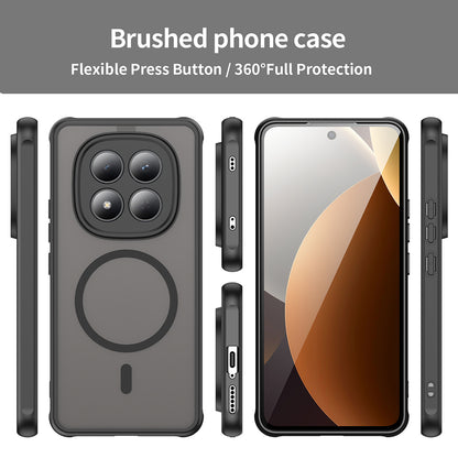 MagSafe cover til Xiaomi Redmi Note 15 Pro 4G, Techsuit, HaloFrost II, Sort