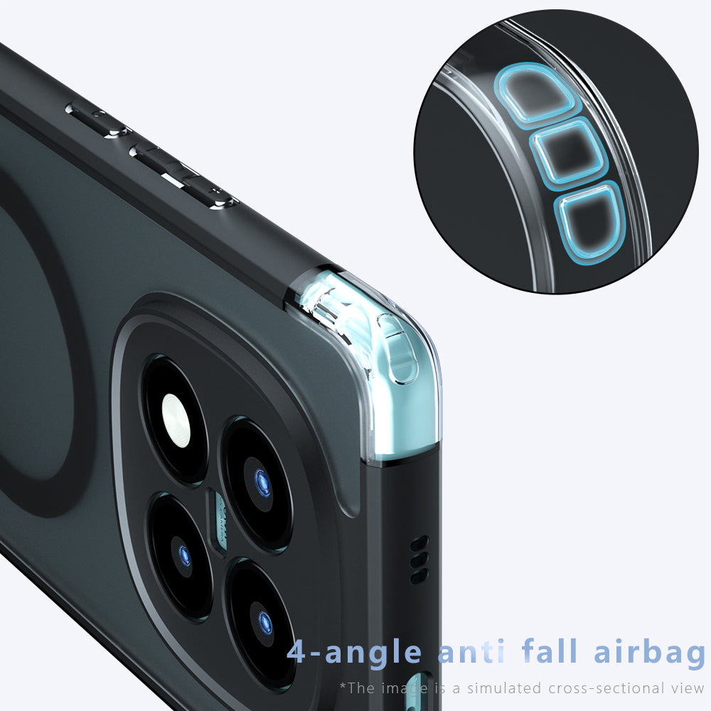 MagSafe cover til Xiaomi Redmi Note 15 Pro 4G, Techsuit, PureFrost, Satin Sort