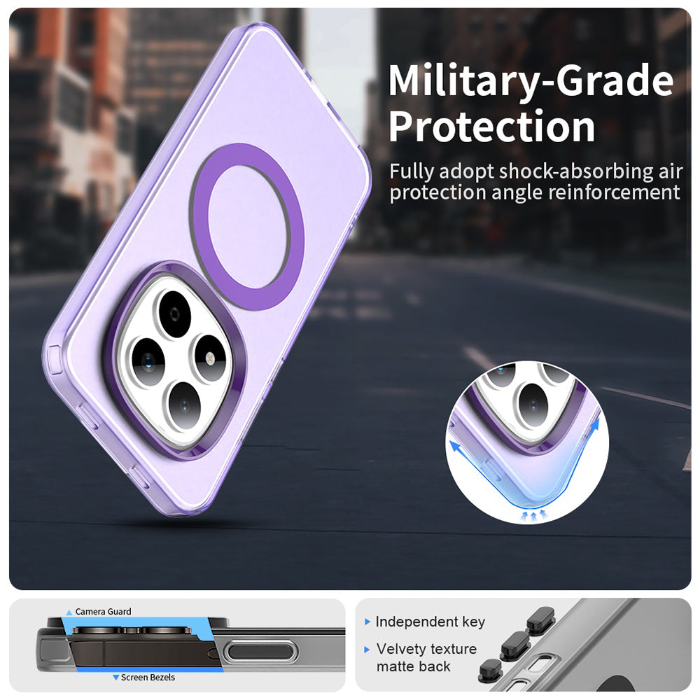 MagSafe cover til Xiaomi Redmi Note 15 Pro 5G, Techsuit, CandyCase, Lilla