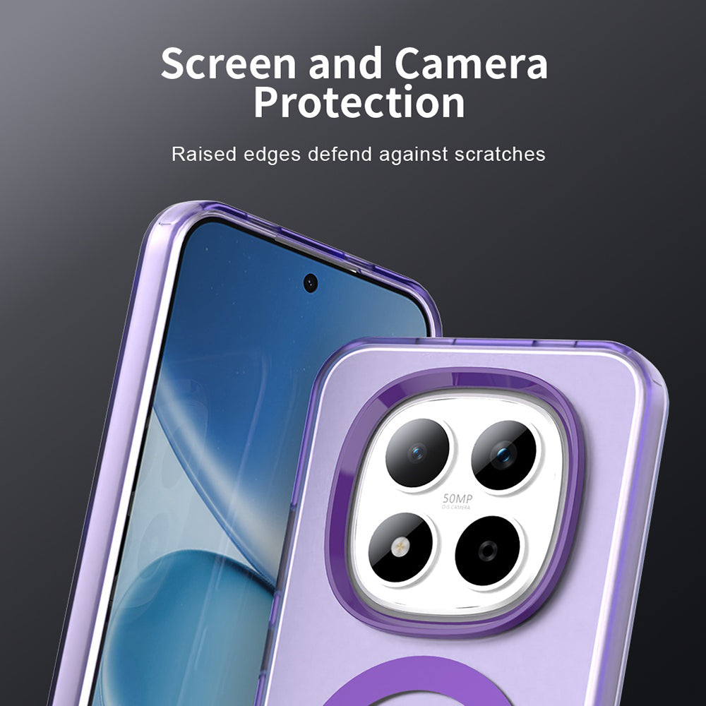 MagSafe cover til Xiaomi Redmi Note 15 Pro 5G, Techsuit, CandyCase, Lilla