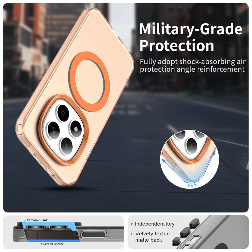 MagSafe cover til Xiaomi Redmi Note 15 Pro 5G, Techsuit, CandyCase, Orange