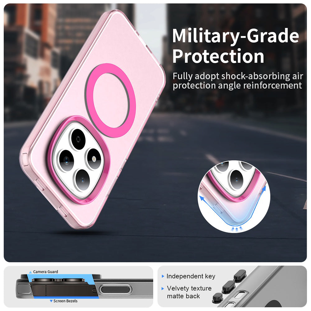 MagSafe cover til Xiaomi Redmi Note 15 Pro 5G, Techsuit, CandyCase, Pink