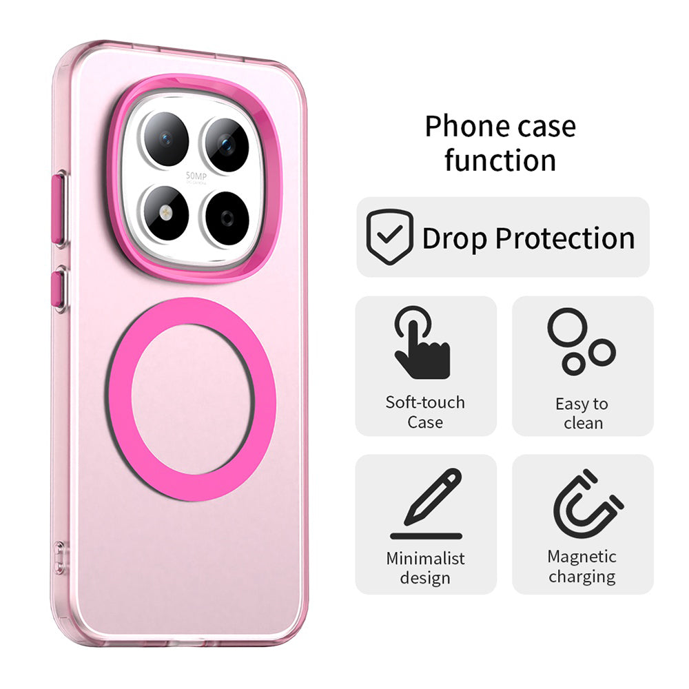 MagSafe cover til Xiaomi Redmi Note 15 Pro 5G, Techsuit, CandyCase, Pink