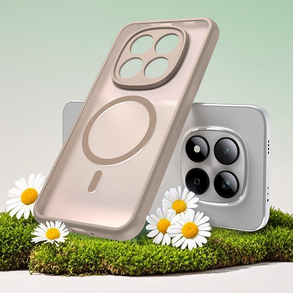 MagSafe cover til Xiaomi Redmi Note 15 Pro 5G, Techsuit, HaloFrost II, Gylden