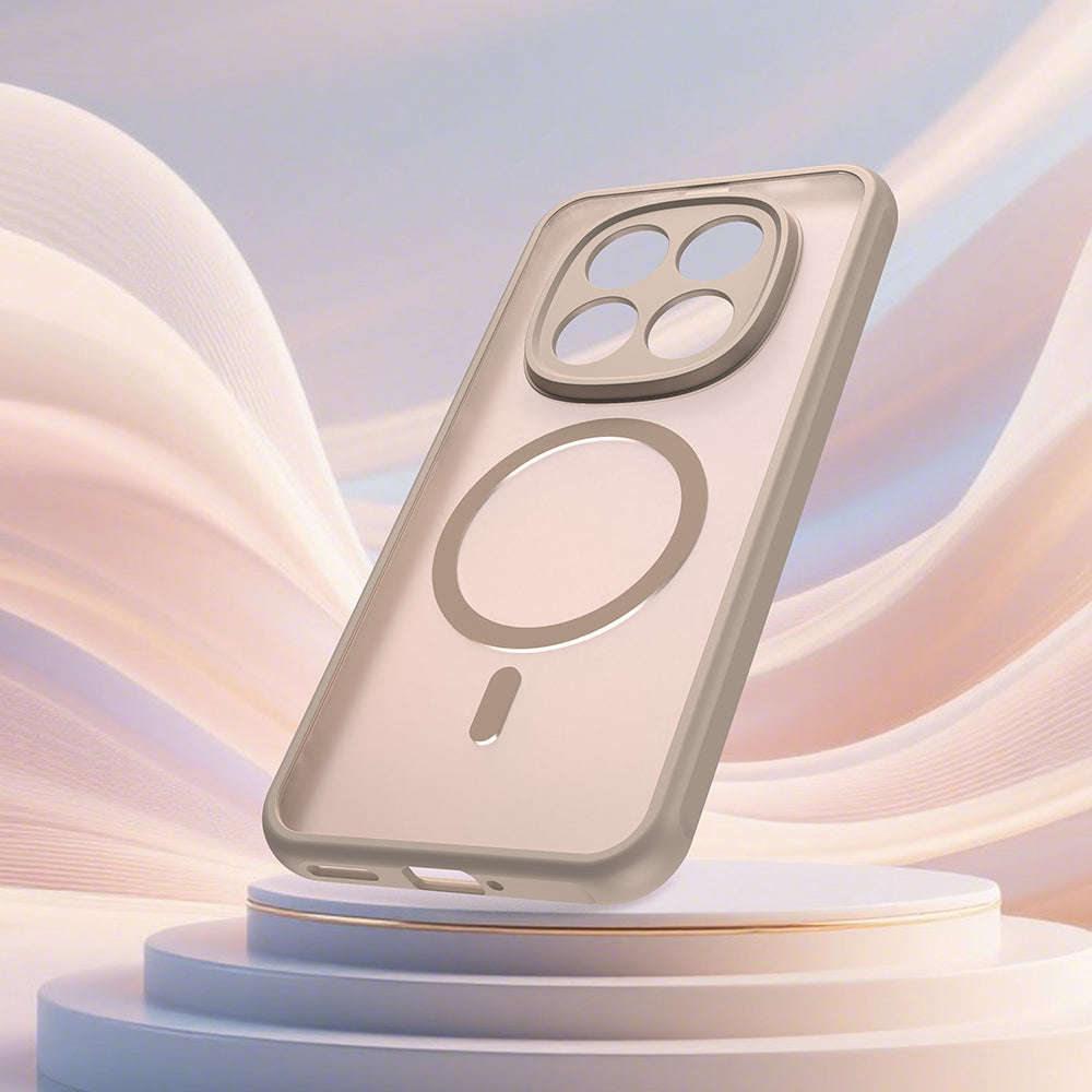 MagSafe cover til Xiaomi Redmi Note 15 Pro 5G, Techsuit, HaloFrost II, Gylden