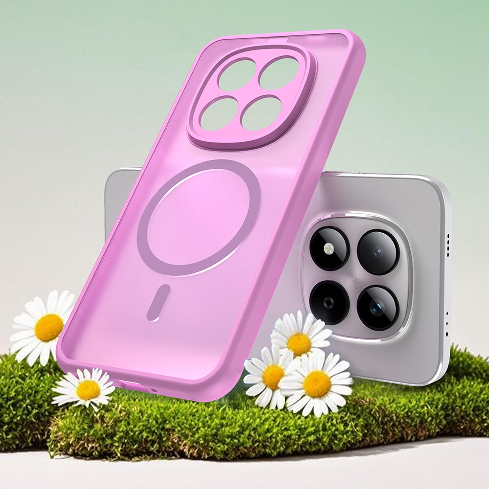 MagSafe cover til Xiaomi Redmi Note 15 Pro 5G, Techsuit, HaloFrost II, Pink