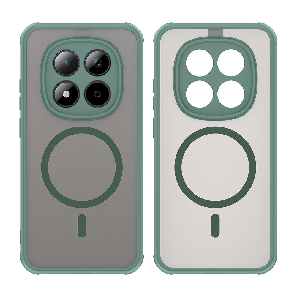 MagSafe cover til Xiaomi Redmi Note 15 Pro 5G, Techsuit, HaloFrost II, Grøn