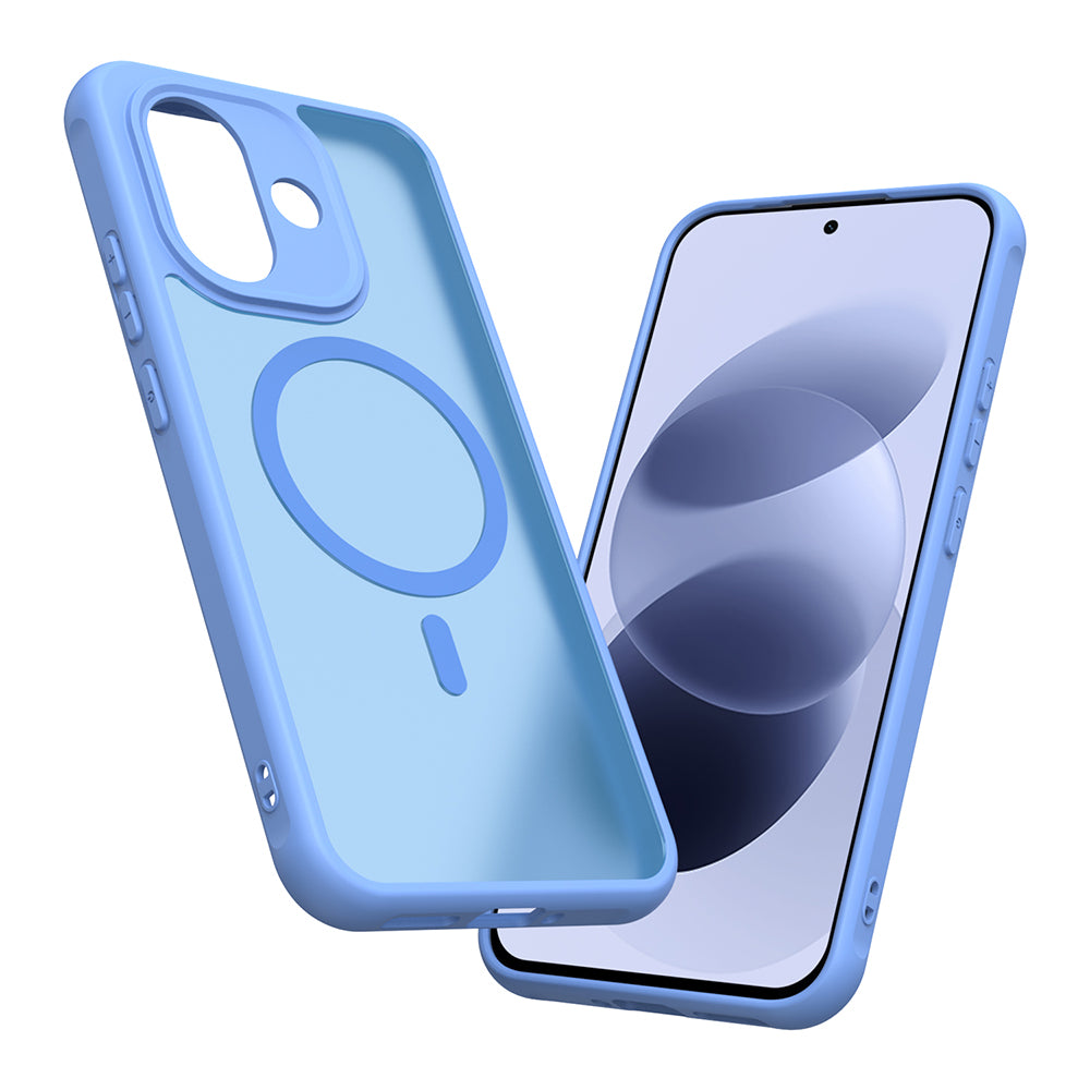 MagSafe Case for Xiaomi Redmi Note 17 4G / Note 17 5G, Techsuit, HaloFrost II, Blue