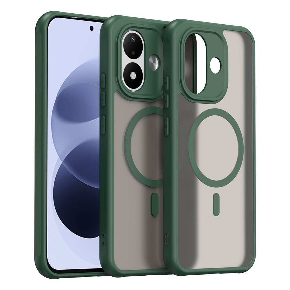 MagSafe-cover til Xiaomi Redmi Note 17 4G / Note 17 5G, Techsuit, HaloFrost II, grøn