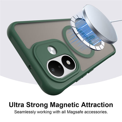 MagSafe-cover til Xiaomi Redmi Note 17 4G / Note 17 5G, Techsuit, HaloFrost II, grøn
