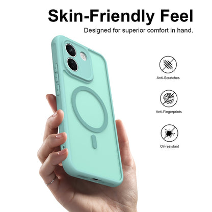 MagSafe Case for Xiaomi Redmi Note 17 4G / Note 17 5G, Techsuit, HaloFrost II, Light Green