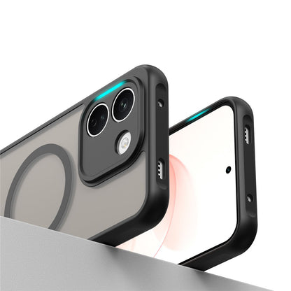 MagSafe-cover til Xiaomi Redmi Note 17 Pro Max, Techsuit, HaloFrost II, sort