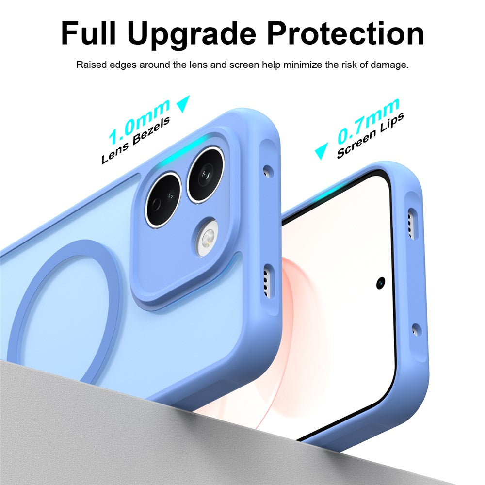 MagSafe-cover til Xiaomi Redmi Note 17 Pro, Techsuit, HaloFrost II, blå