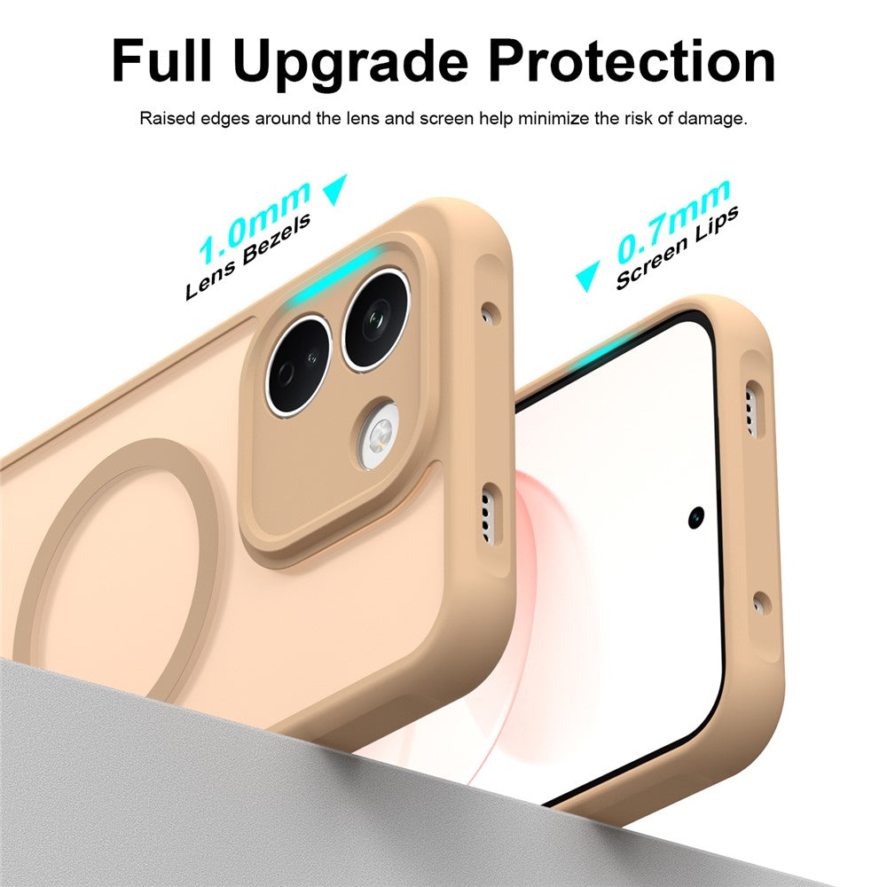 MagSafe-cover til Xiaomi Redmi Note 17 Pro, Techsuit, HaloFrost II, gylden