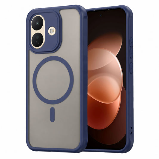 MagSafe-cover til Xiaomi Redmi Note 17 Pro, Techsuit, HaloFrost II, marineblå